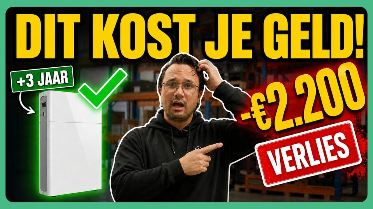 Deze thuisbatterij-fout kost je €2.200 (en bijna iedereen maakt 'm)