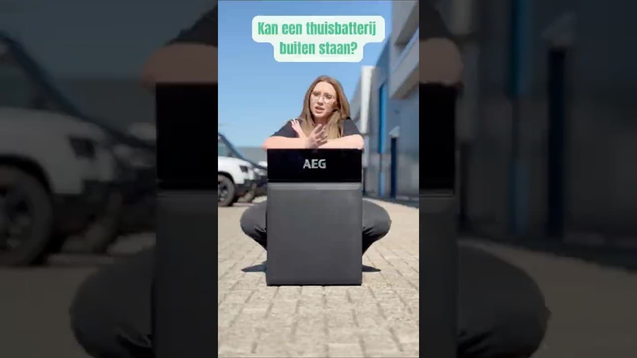 Kan een thuisbatterij buiten staan?