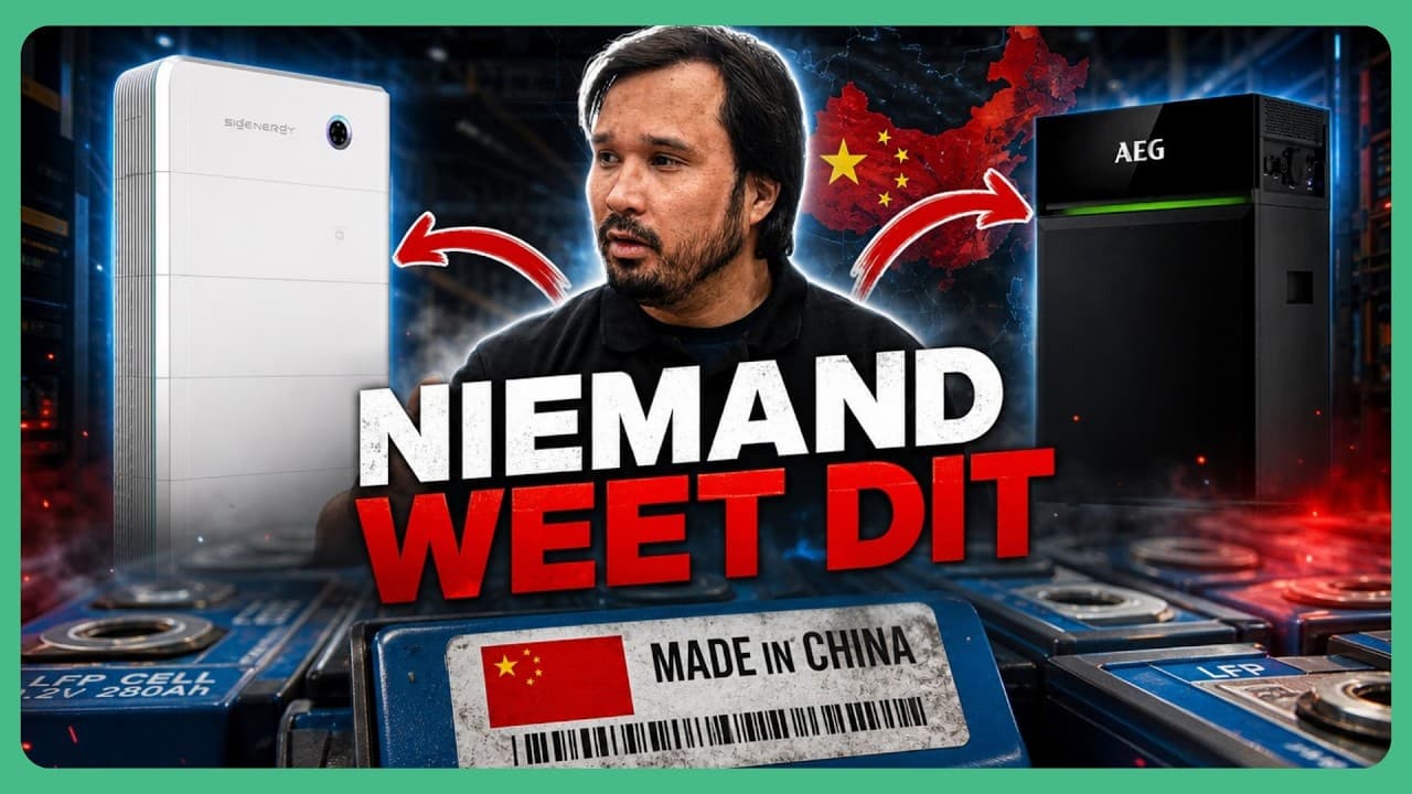 Thuisbatterijen uit China: wat de meeste Nederlanders niet beseffen