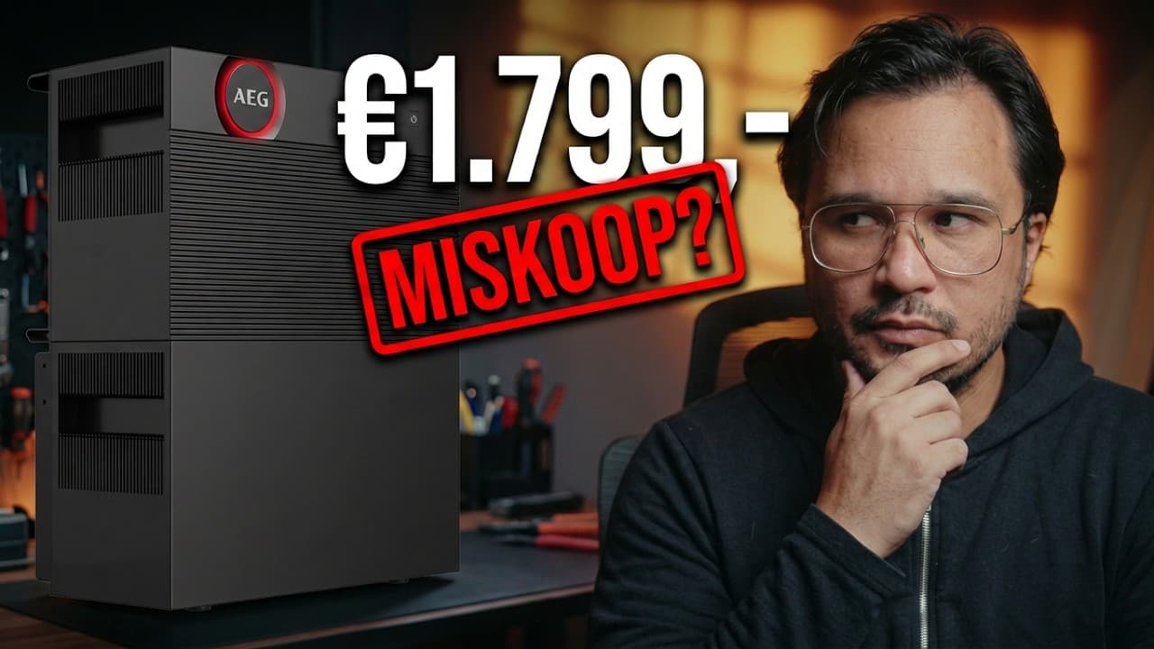 Schokkende resultaten bij de AEG SolarCube Pro test!
